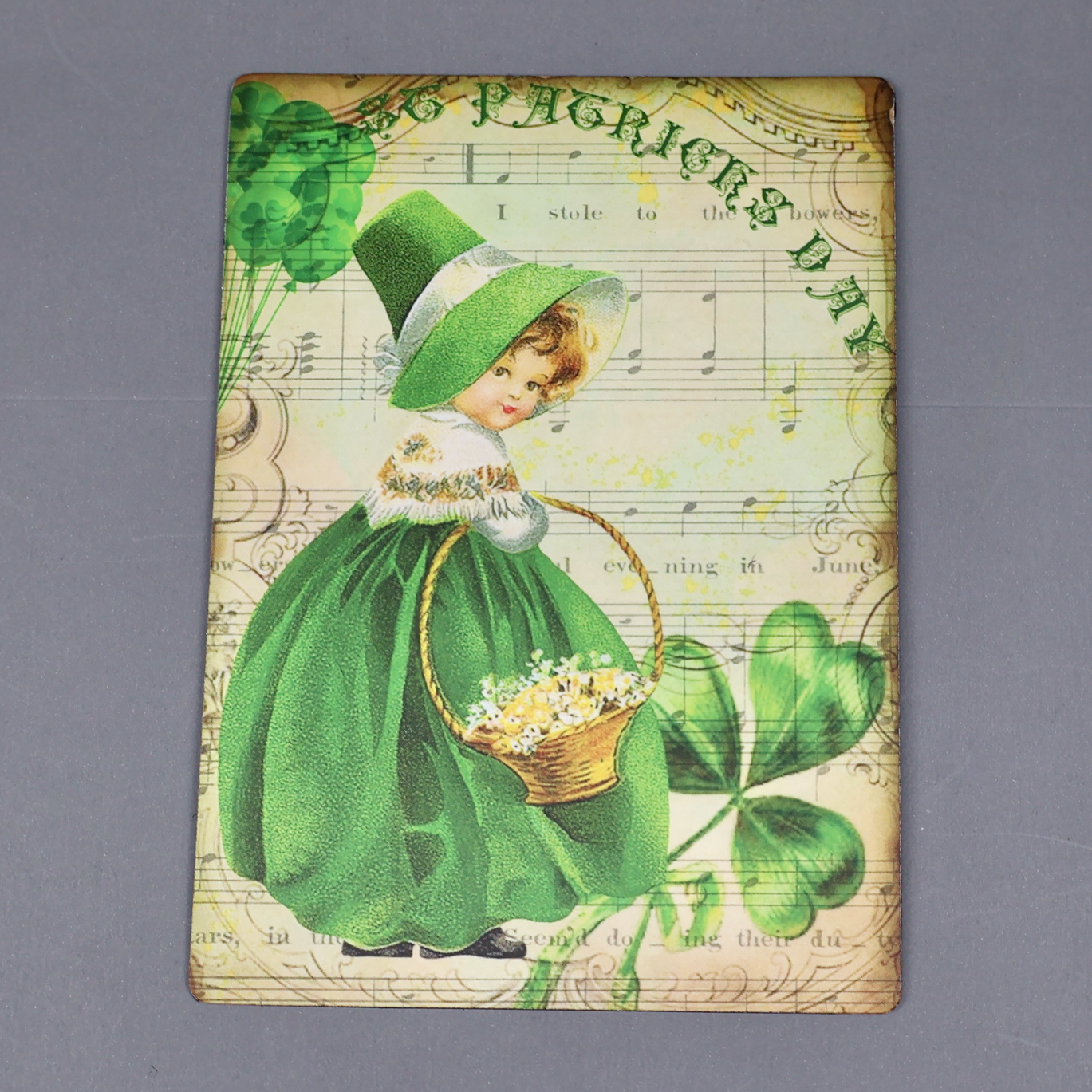 St Patricks Day Vintage Children Magnets Set of 2-Magnet-Oakview Collectibles