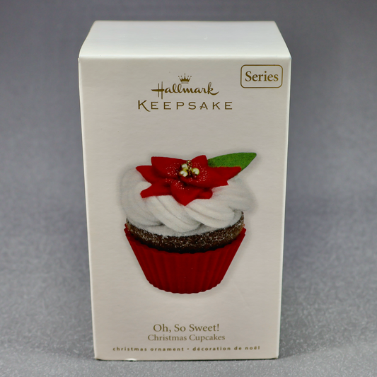 Hallmark 2010 Christmas Cupcakes #1 - Oh, So Sweet!-Ornament-Oakview Collectibles