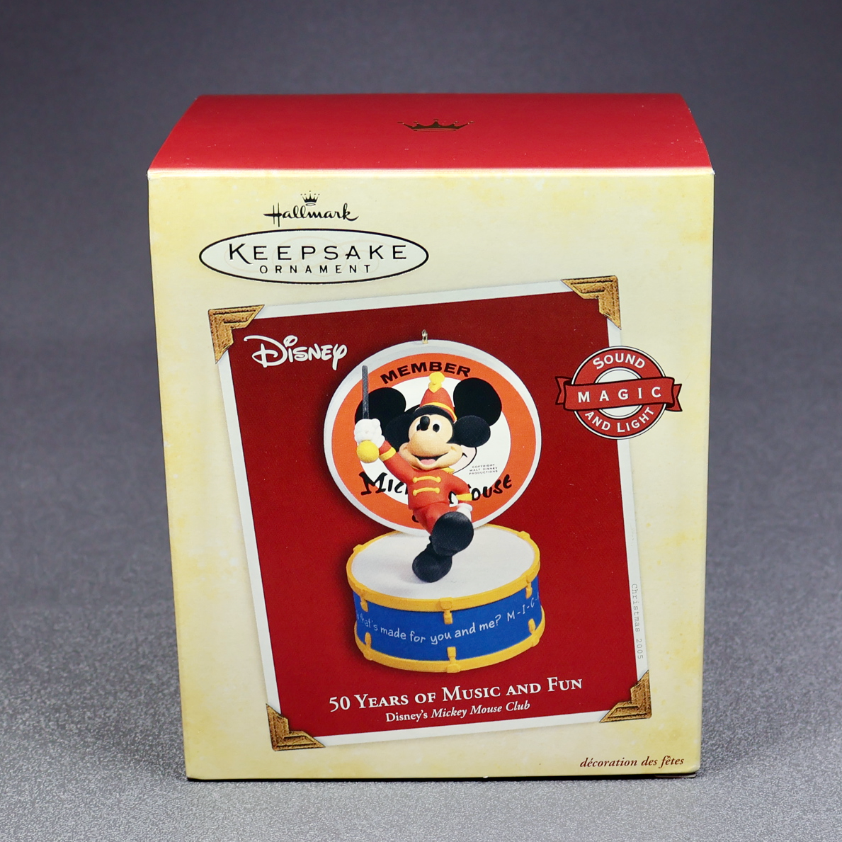 Hallmark 2005 50 Years of Music and Fun - Disneys Mickey Mouse Club-Ornament-Oakview Collectibles