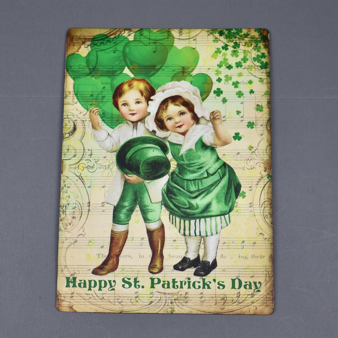 St Patricks Day Vintage Children Magnets Set of 2-Magnet-Oakview Collectibles