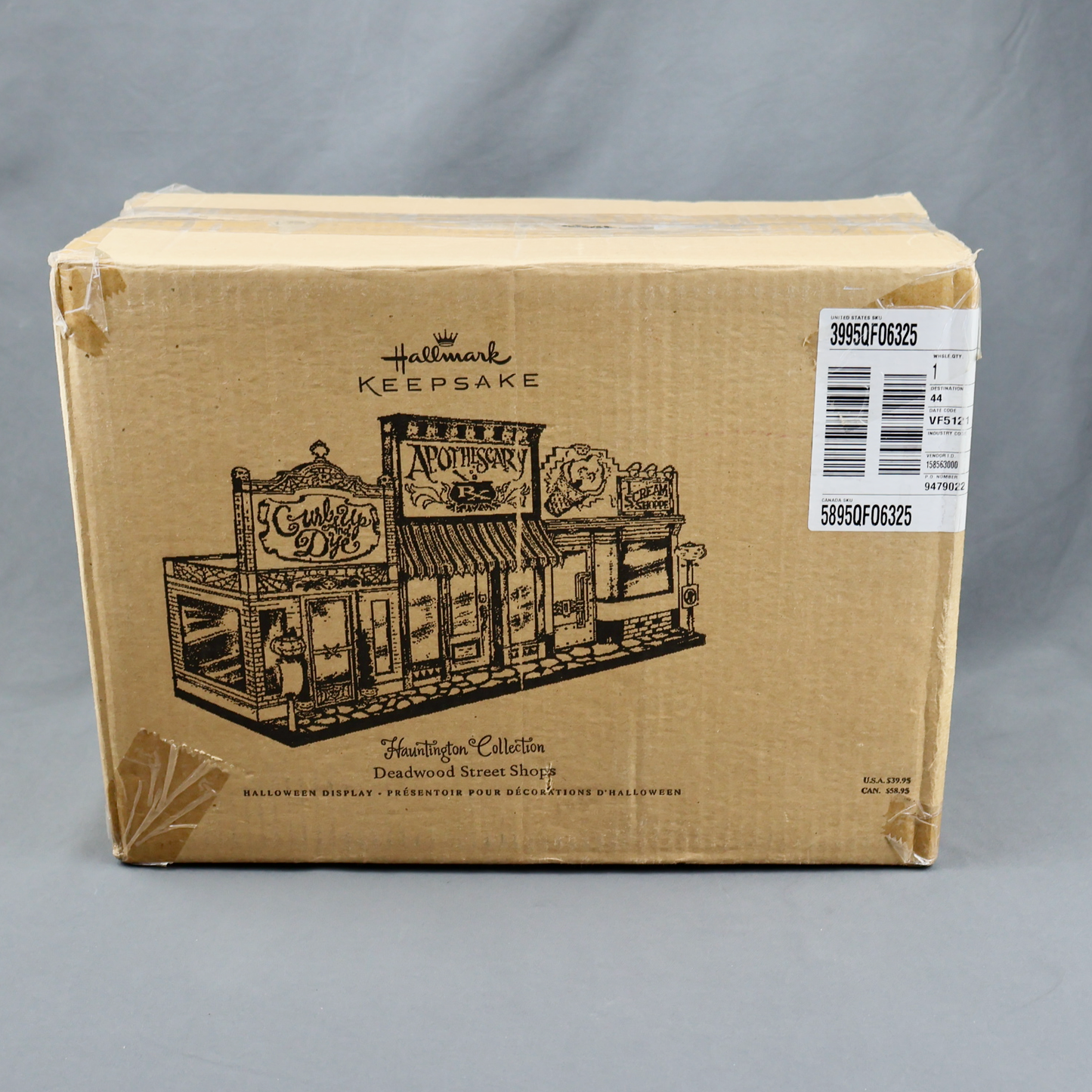 Hallmark Deadwood Street Shops Halloween Display QFO6325-Display-Oakview Collectibles