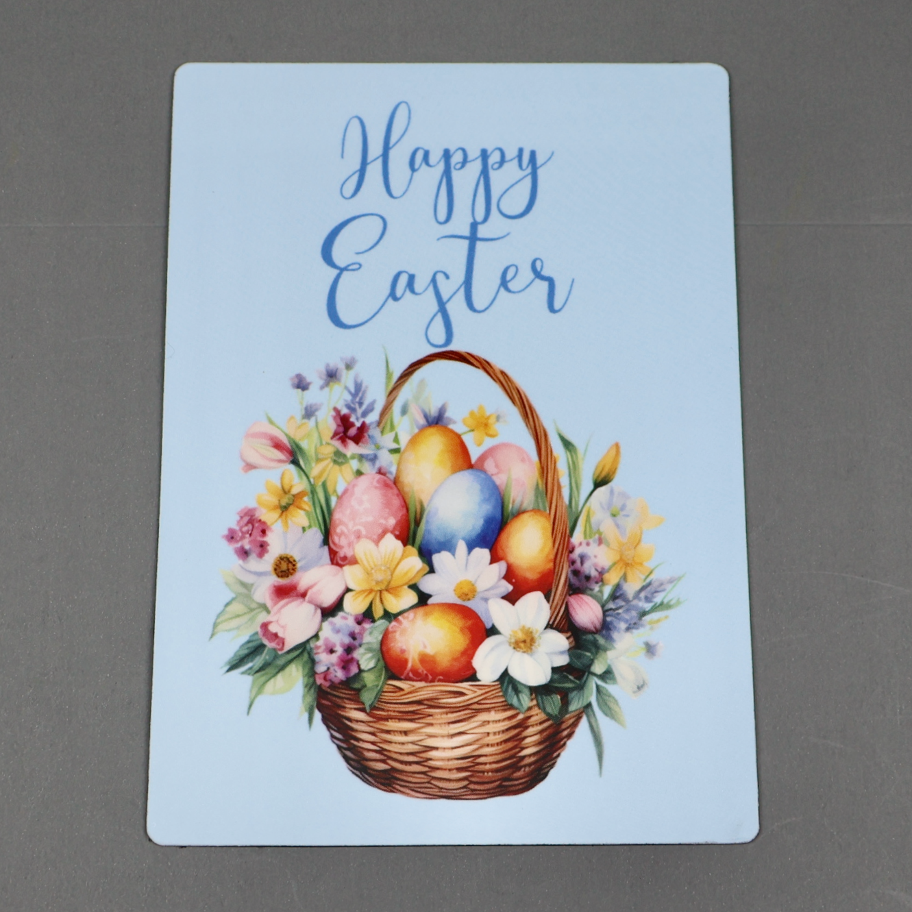 Happy Easter Basket Blue 4x5.5 Magnet-Magnet-Oakview Collectibles
