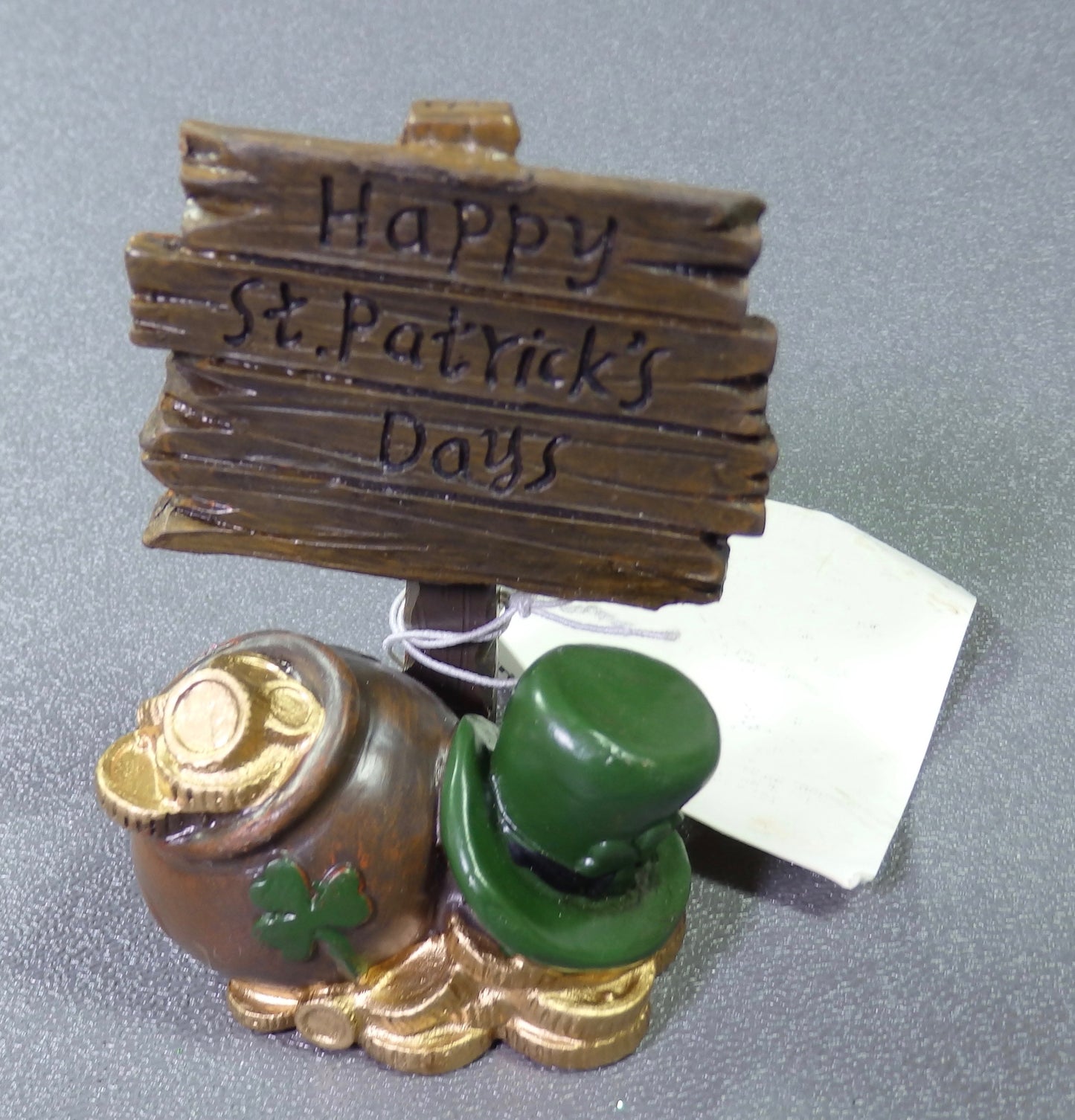 Miniature Fairy Garden St Patricks Day Gate Sign Door Set of 3-Fairy Garden-Oakview Collectibles
