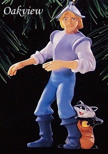 Hallmark 1995 Captain John Smith and Meeko - DB-Ornament-Oakview Collectibles