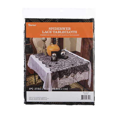 Darice Spiderweb Lace Table Topper-Table Linens-Oakview Collectibles