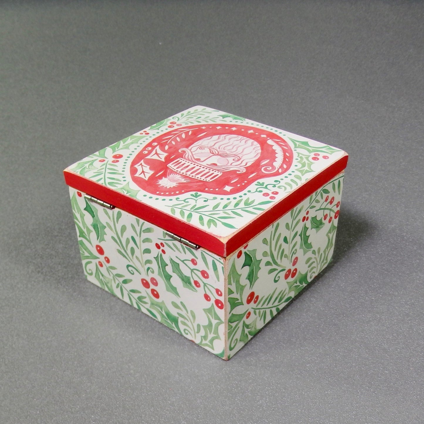 PBK Santa Hinged Box-Box-Oakview Collectibles