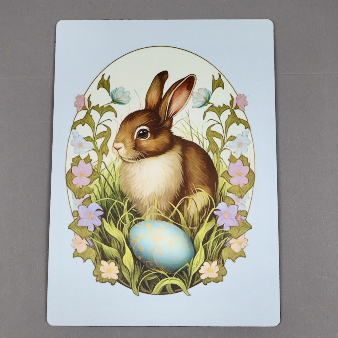 Easter Bunnies with Eggs 4x5.5 Magnets Set of 2-Magnet-Oakview Collectibles