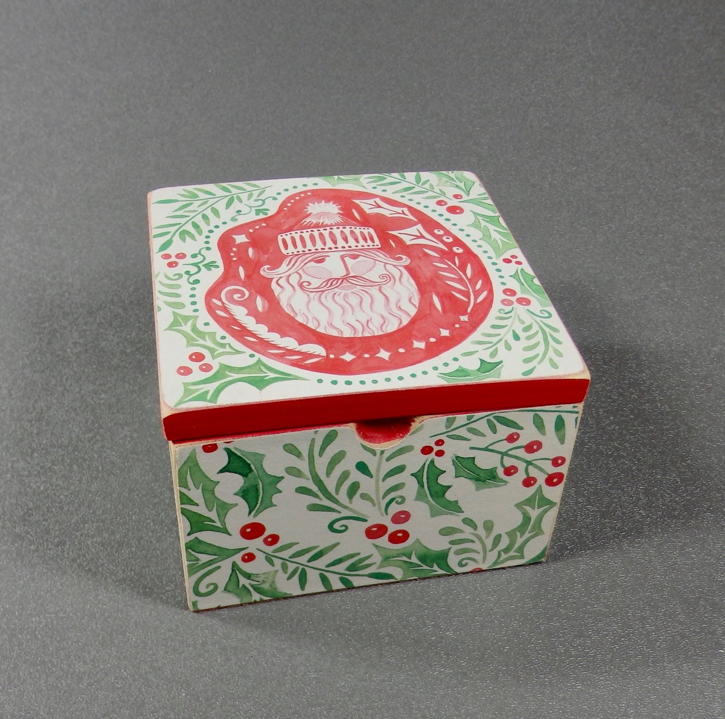 PBK Santa Hinged Box-Box-Oakview Collectibles