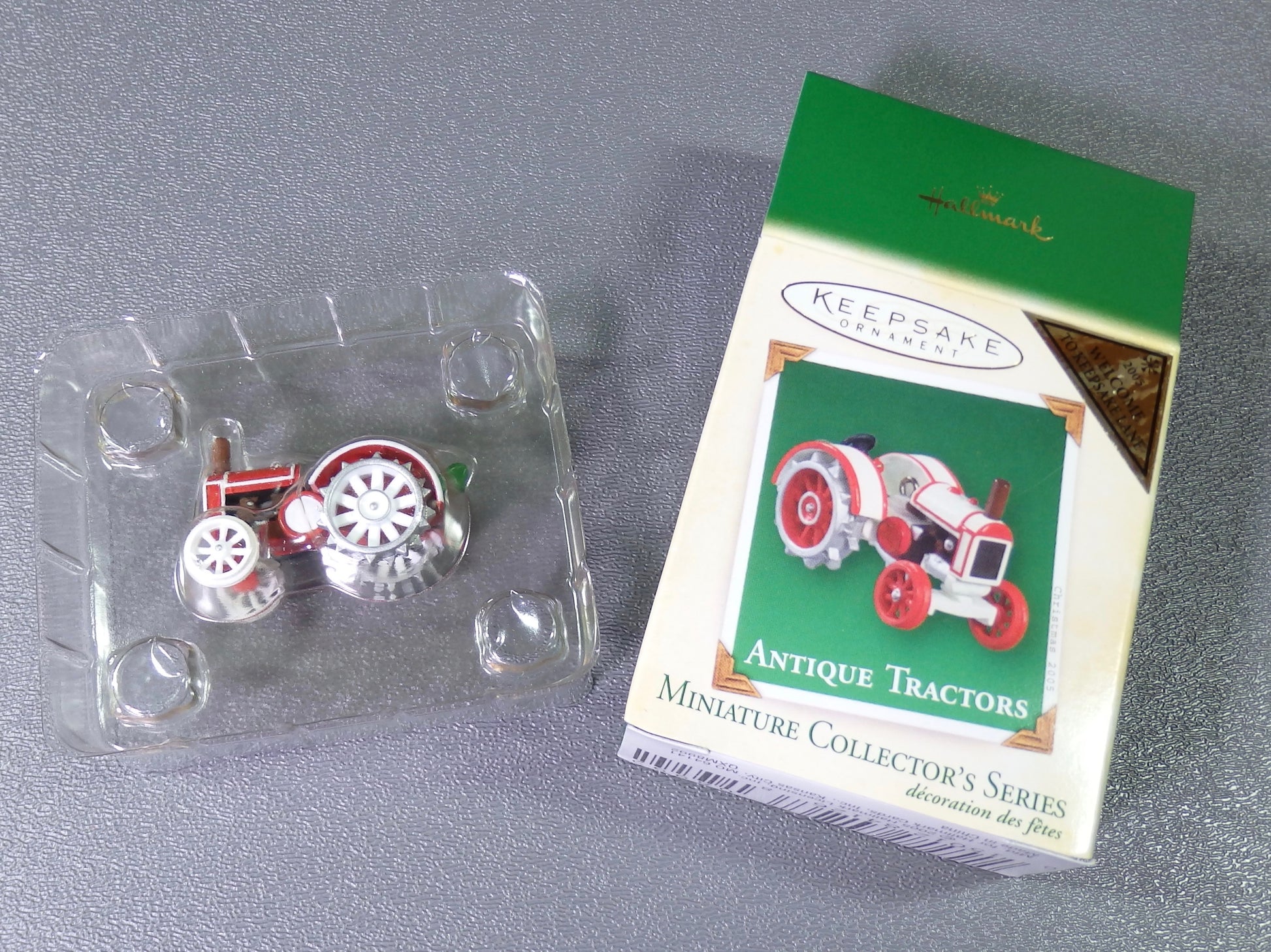 Hallmark 2001 2002 2003 2005 Antique Tractors All Repaints Lot of 4 - Miniature-Ornament-Oakview Collectibles