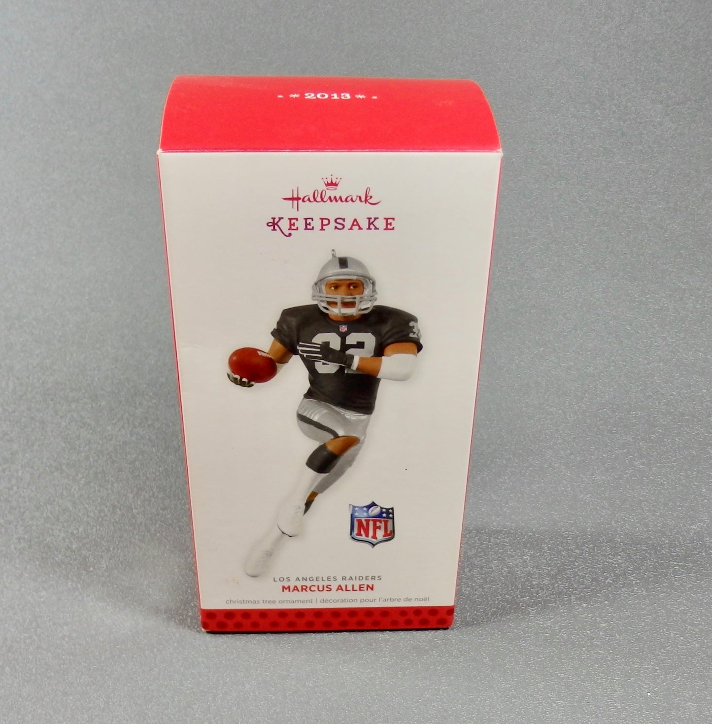 Hallmark 2013 Marcus Allen LA Raiders - Football Legends-Ornament-Oakview Collectibles