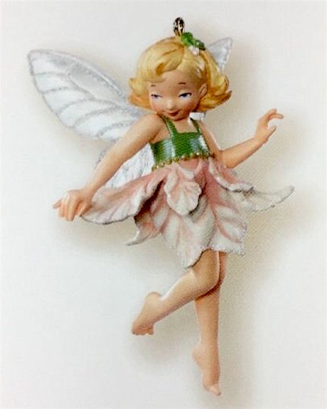 Hallmark 2007 Fairy Messengers SE - Poinsettia Fairy Repaint-Ornament-Oakview Collectibles