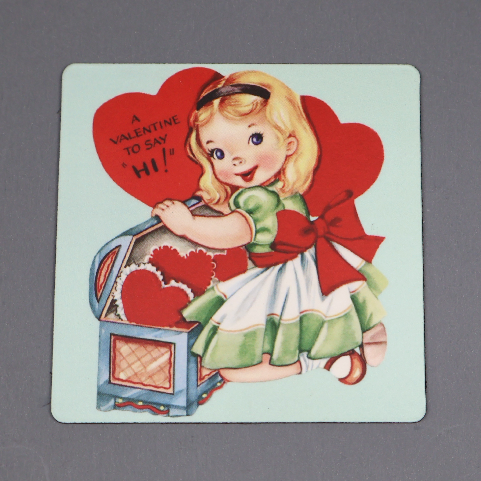 Valentines Day Vintage Style Children 3x3 Magnet Set of 4-Magnet-Oakview Collectibles