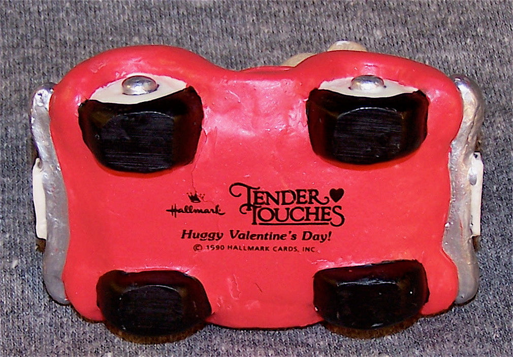 Hallmark Mice In Red Car Tender Touches Figurine-Figurine-Oakview Collectibles