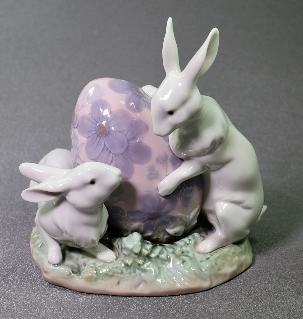 Lladro Easter Bunnies 5902-Figurine-Oakview Collectibles