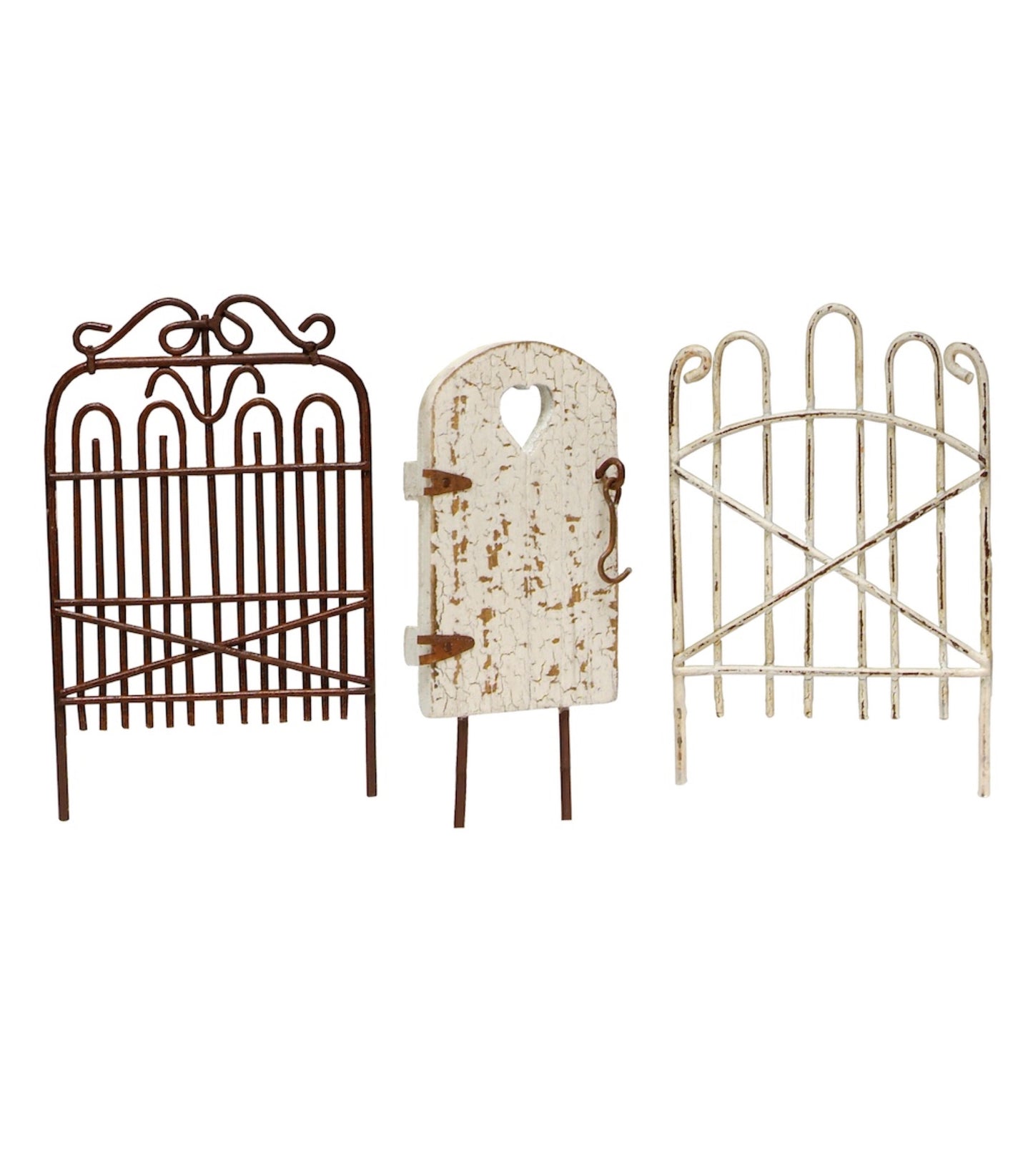 PBK Tiny Garden Gates Set of 3-Fairy Garden-Oakview Collectibles