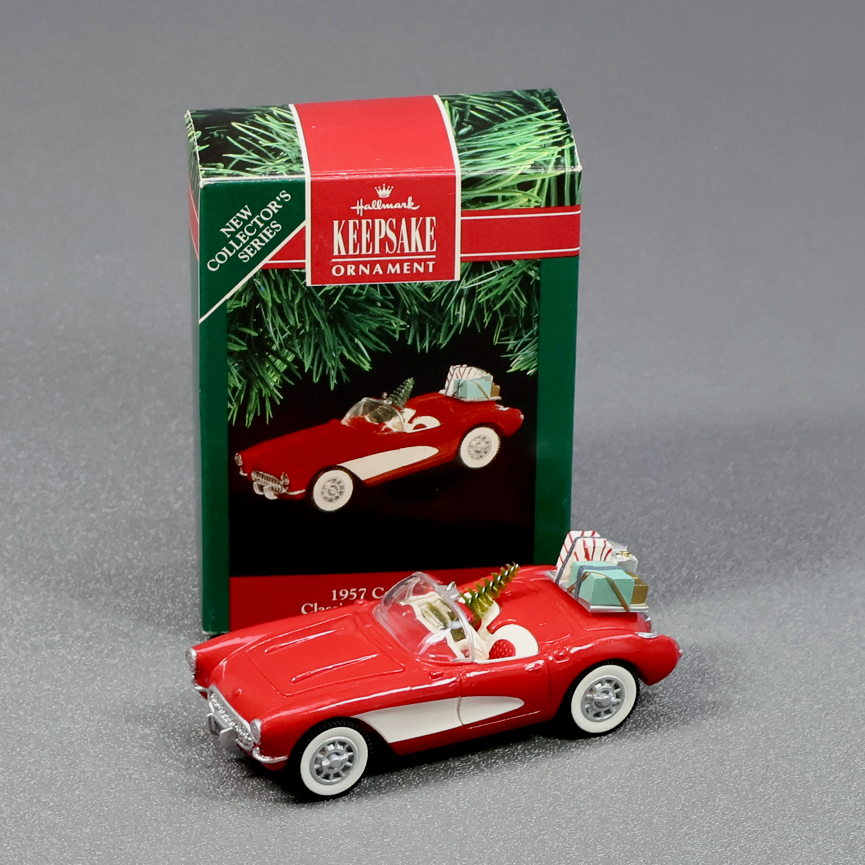 Hallmark 1991 Classic American Cars #1 - 1957 Corvette-Ornament-Oakview Collectibles