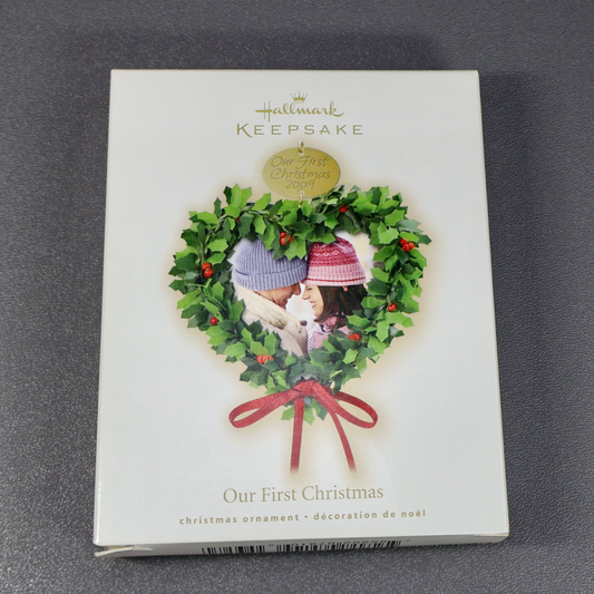 Hallmark 2009 Our First Christmas - Photo Holder-Ornament-Oakview Collectibles