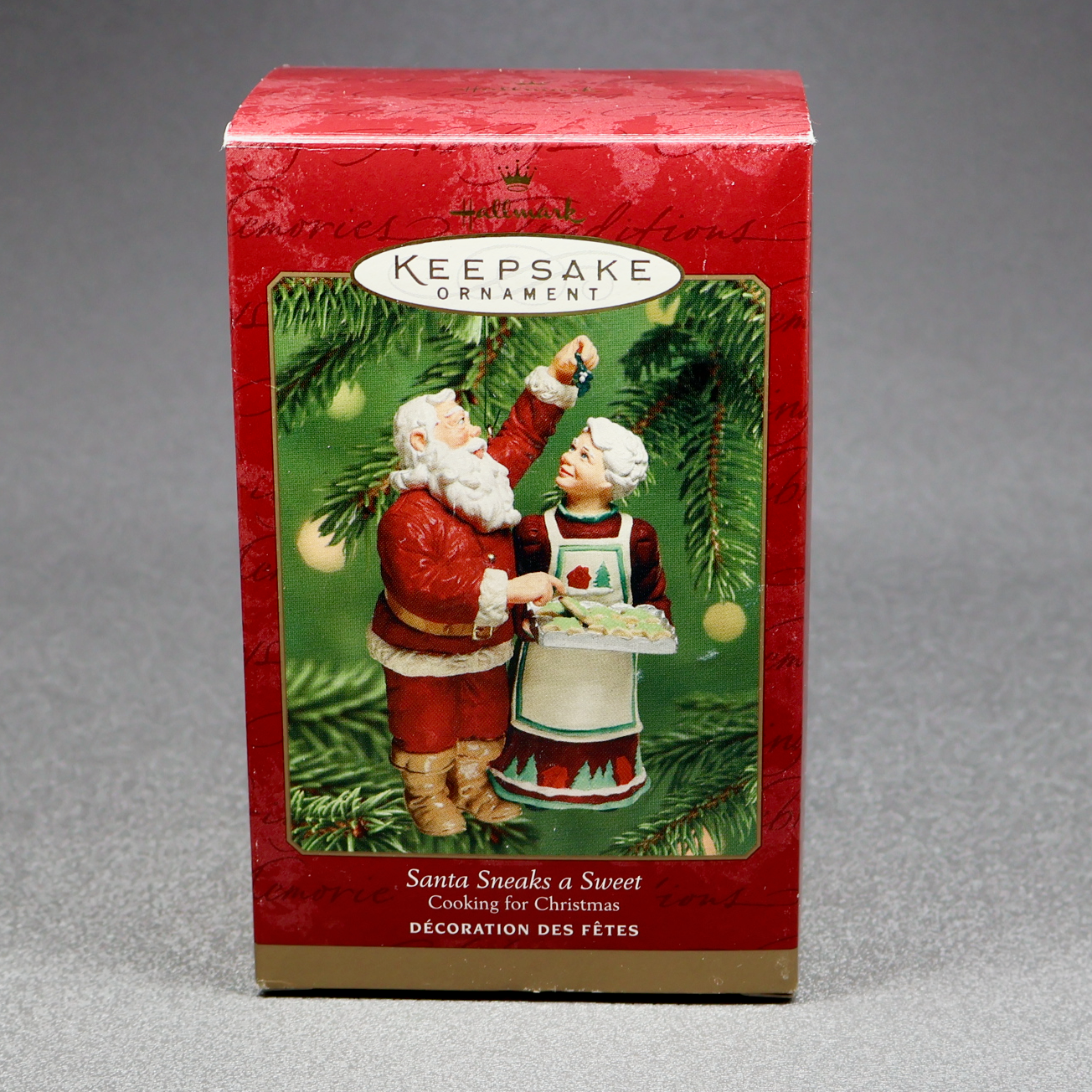 Hallmark 2001 Cooking for Christmas Santa Sneaks a Sweet-Ornament-Oakview Collectibles