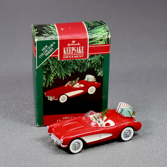 Hallmark 1991 Classic American Cars #1 - 1957 Corvette-Ornament-Oakview Collectibles