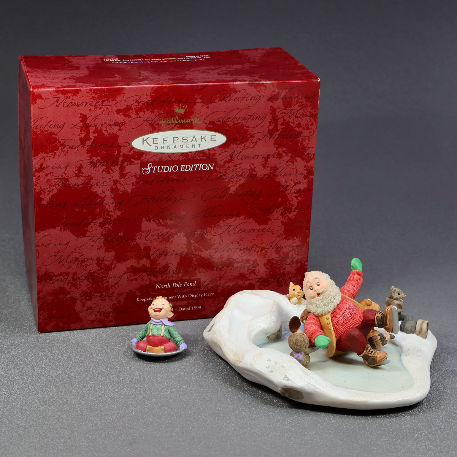 Hallmark 1999 North Pole Pond-Figurine-Oakview Collectibles