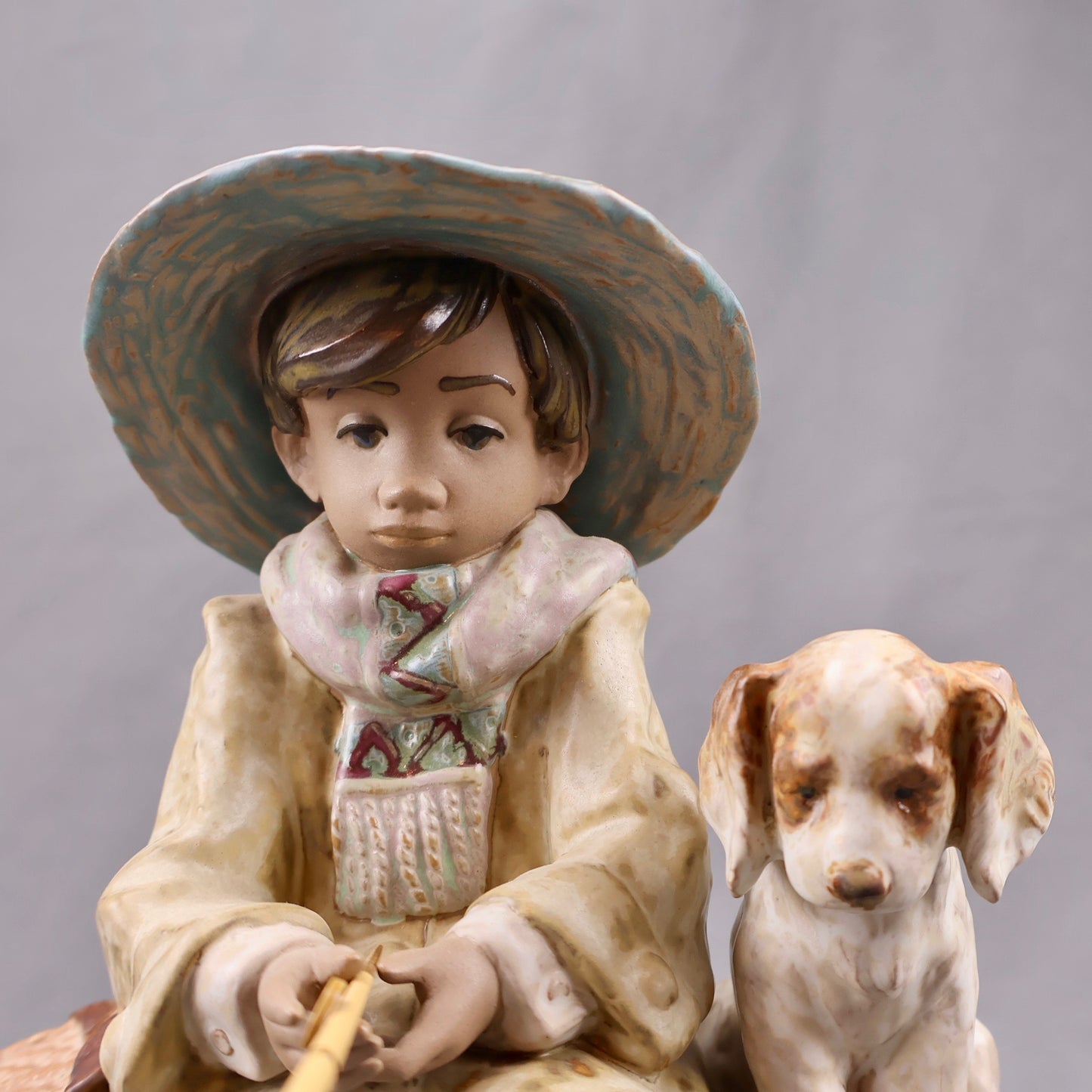 Lladro The Old Fishing Hole Gres Figurine 2237-Figurine-Oakview Collectibles