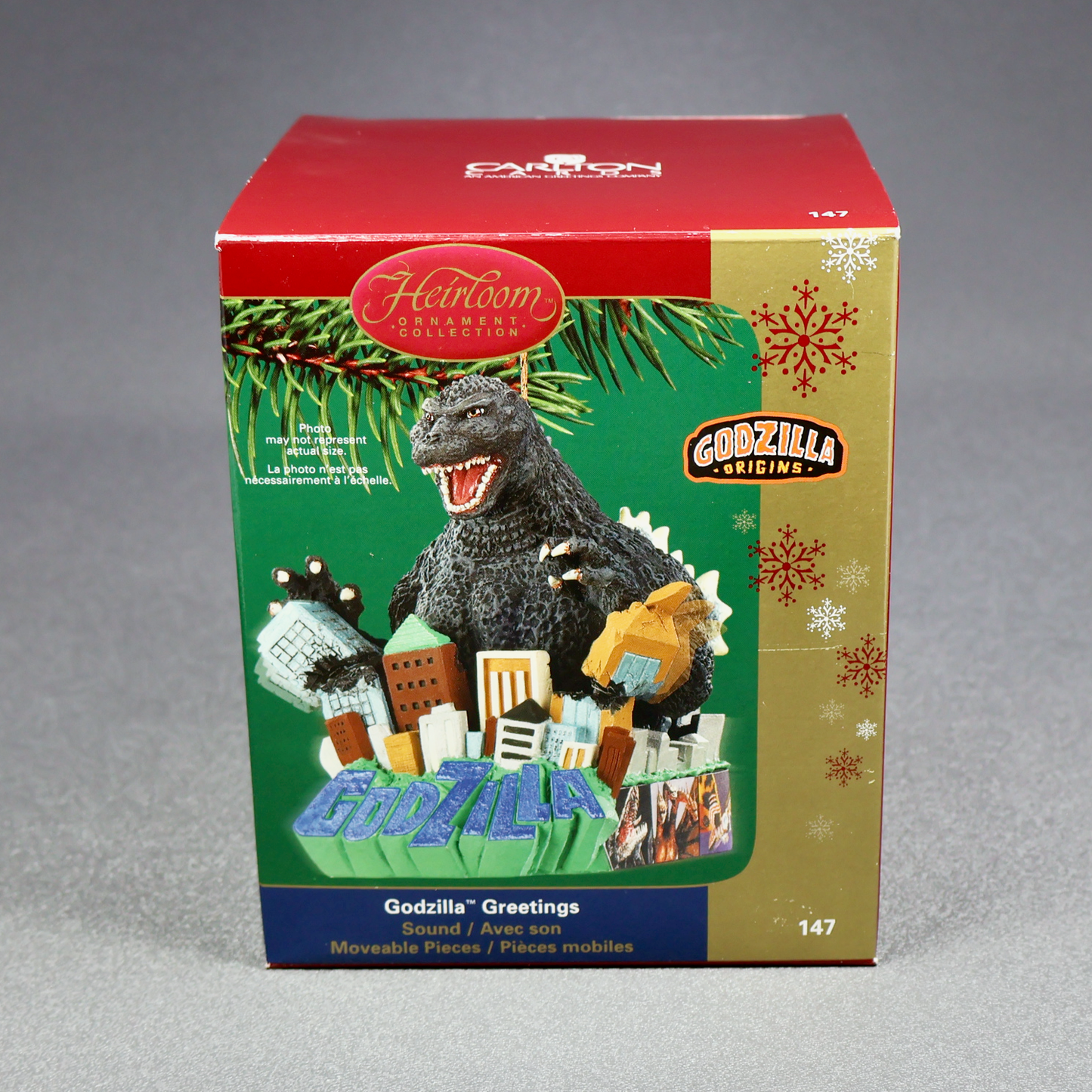 Carlton Cards Godzilla Greetings - Magic-Ornament-Oakview Collectibles