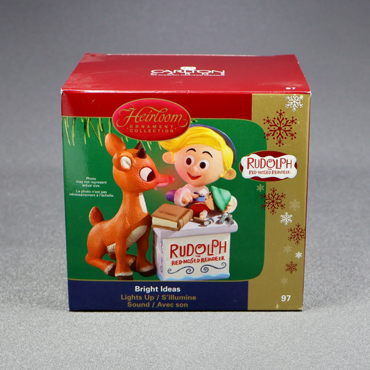 Carlton Cards Bright Ideas Rudolph the Red-Nosed Reindeer - Magic-Ornament-Oakview Collectibles