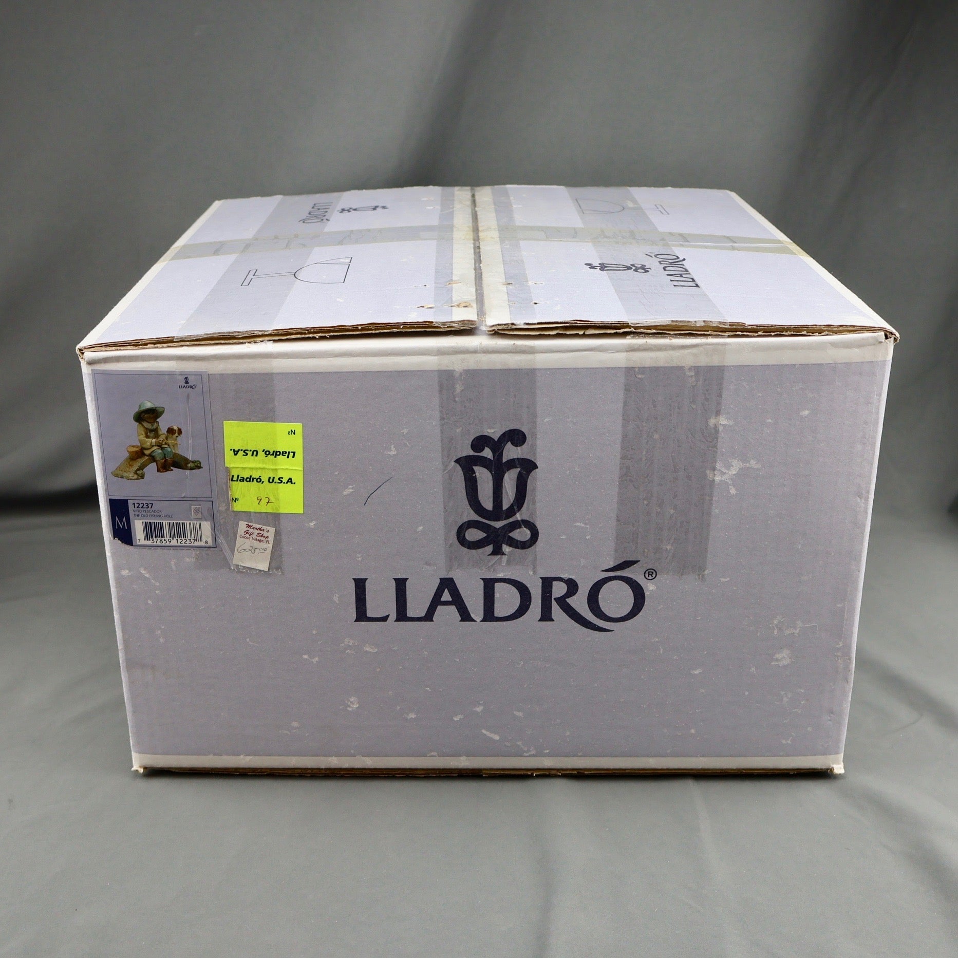 Lladro The Old Fishing Hole Gres Figurine 2237-Figurine-Oakview Collectibles