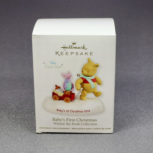 Hallmark 2012 Babys First Christmas - Winnie the Pooh-Ornament-Oakview Collectibles