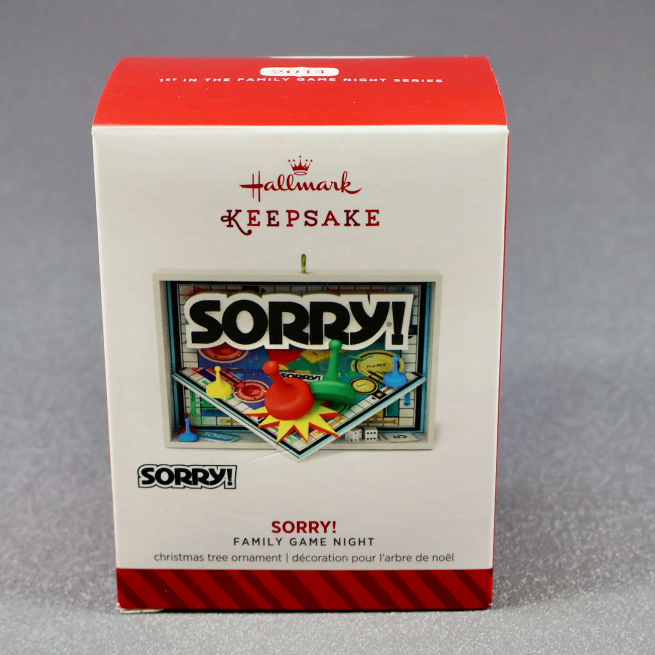 Hallmark 2014 Family Game Night #1 - Sorry-Ornament-Oakview Collectibles