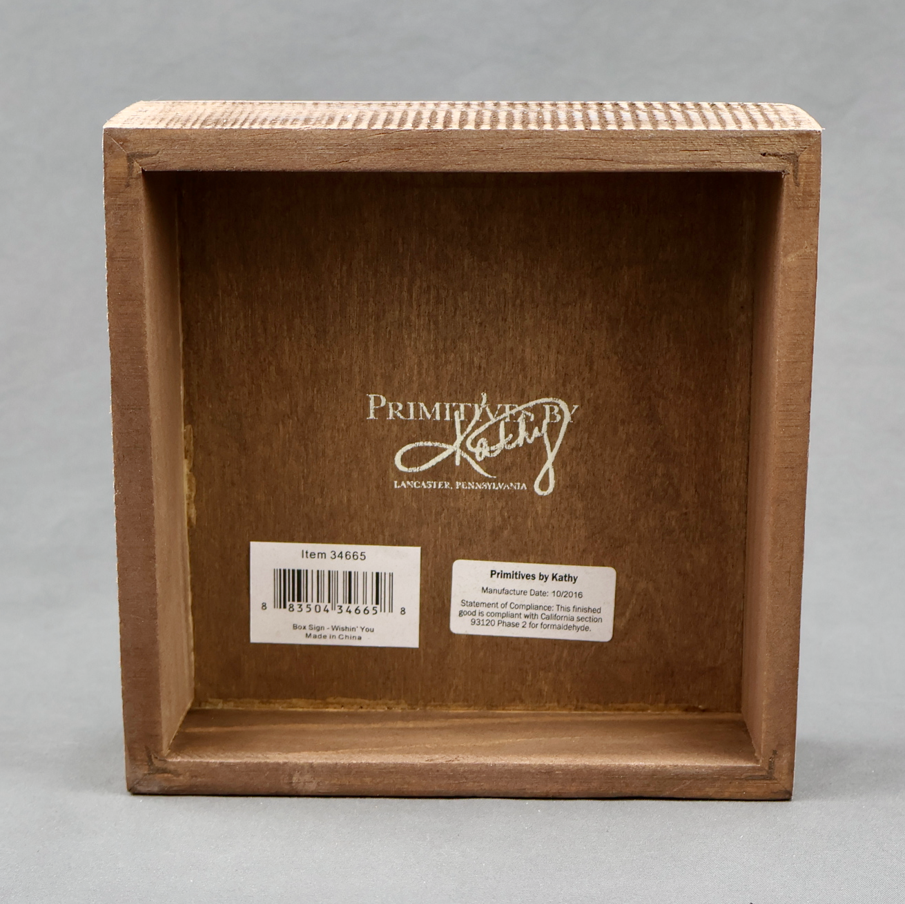 Primitives By Kathy Wishin You A Pot of Gold Box Sign-Box Sign-Oakview Collectibles