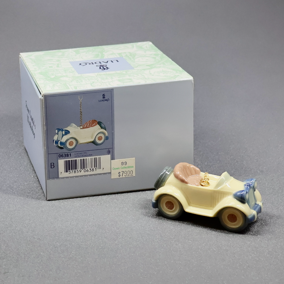 Lladro Little Roadster Ornament 6381-Ornament-Oakview Collectibles