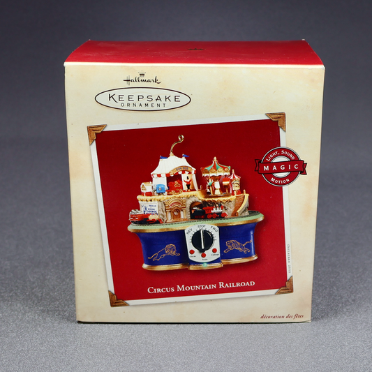 Hallmark 2002 Circus Mountain Railroad - Magic-Ornament-Oakview Collectibles