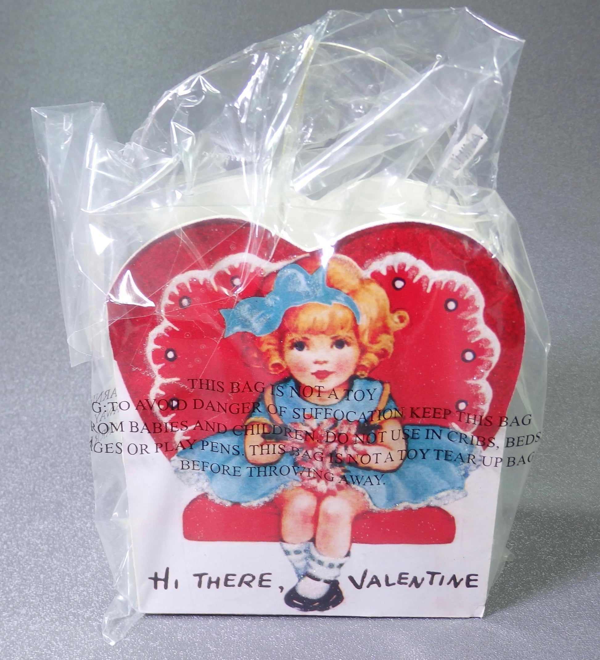 Bethany Lowe Retro Mini Valentines Day Bucket - Boy-Bucket-Oakview Collectibles