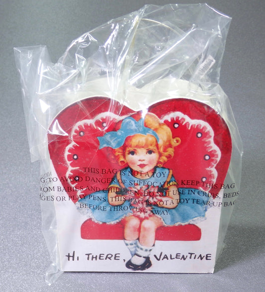 Bethany Lowe Retro Mini Valentines Day Bucket - Boy-Bucket-Oakview Collectibles