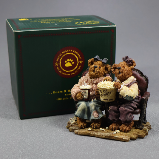 Boyds Bearstones Rachael and Phoebe Girls Night Out 227795-Figurine-Oakview Collectibles