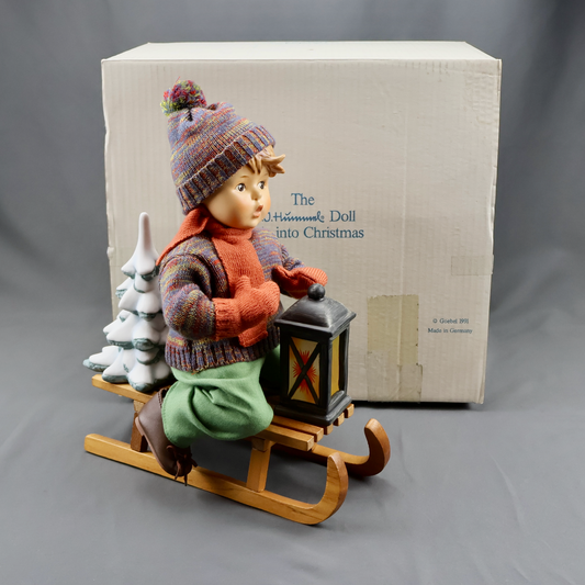 M.I. Hummel Ride Into Christmas Doll #519-Doll-Oakview Collectibles