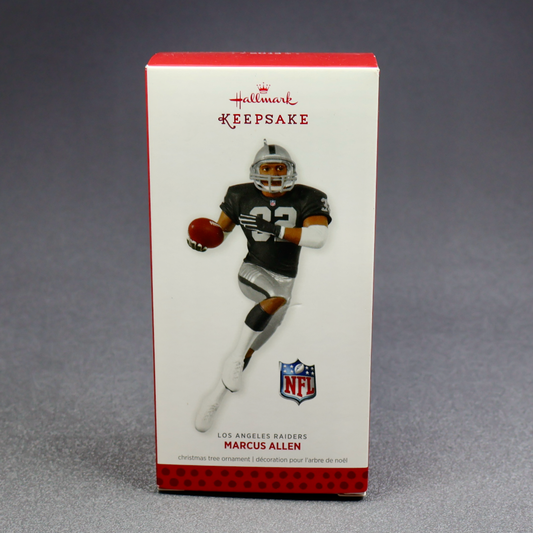 Hallmark 2013 Football Legends Complement - Marcus Allen, LA Raiders-Ornament-Oakview Collectibles