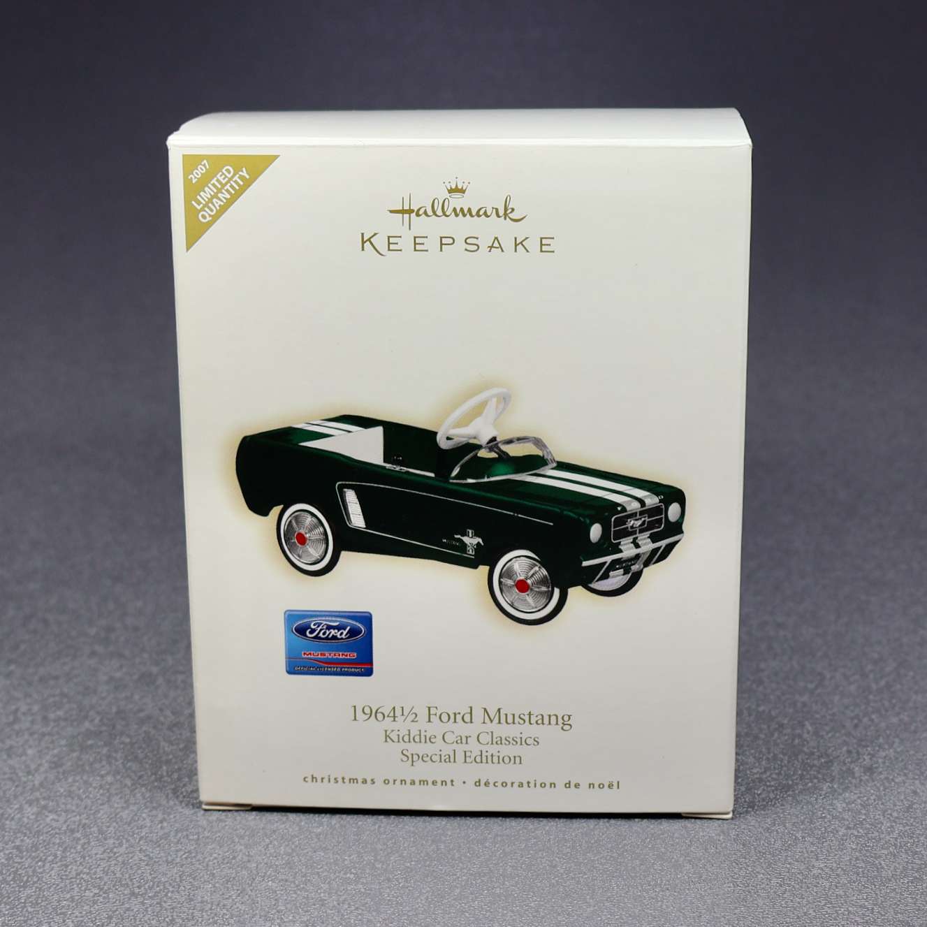 Hallmark 2007 Kiddie Car Classics SE - 1964 1/2 Ford Mustang-Ornament-Oakview Collectibles
