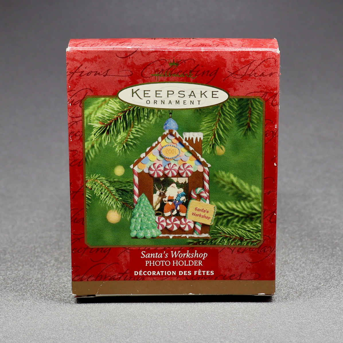 Hallmark 2001 Santas Workshop - Photo Holder-Ornament-Oakview Collectibles