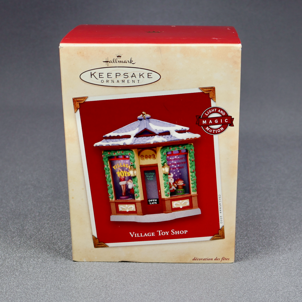 Hallmark 2002 Village Toy Shop - Magic-Ornament-Oakview Collectibles