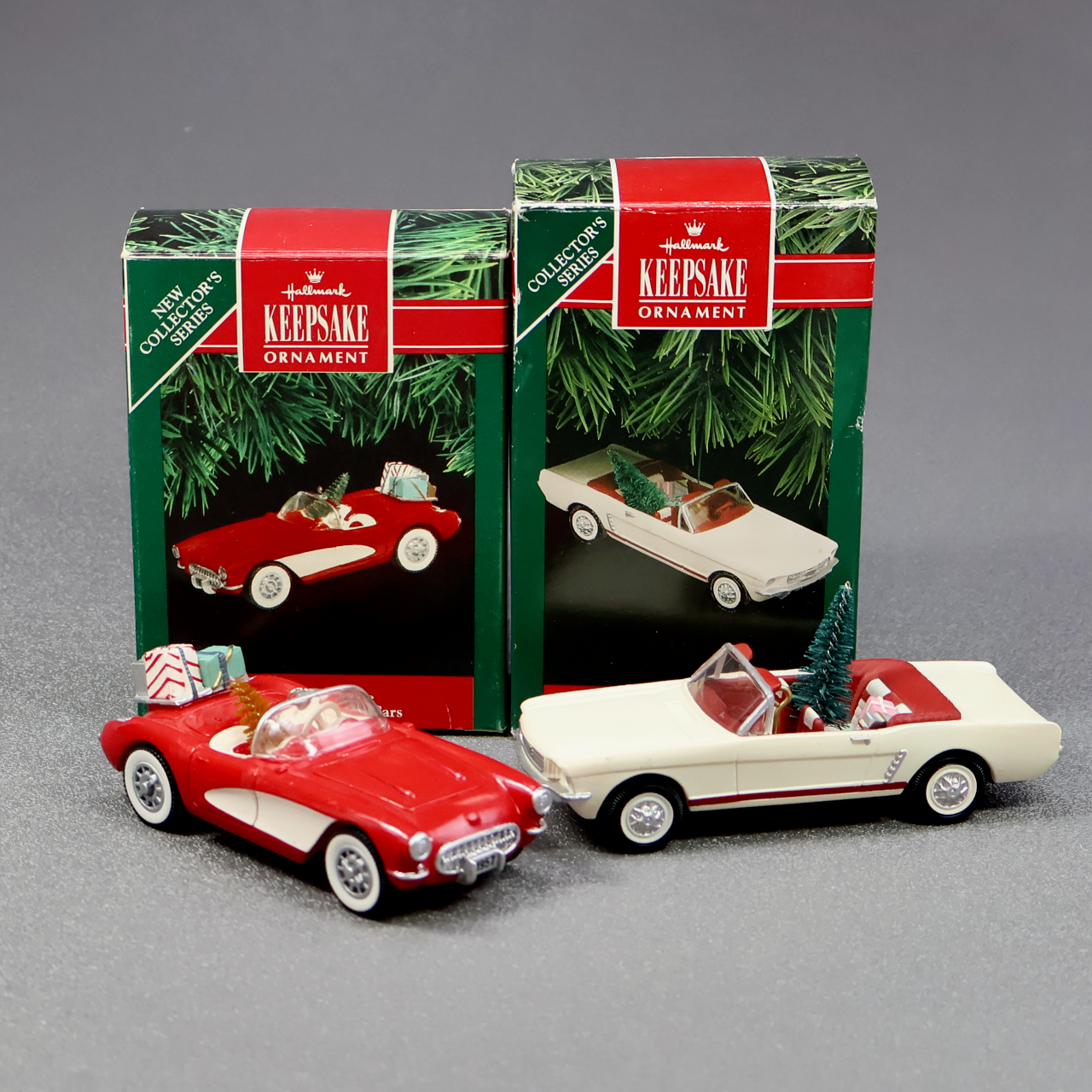 Hallmark 1991 & 1992 Classic American Cars 1st & 2nd in Series-Ornament-Oakview Collectibles