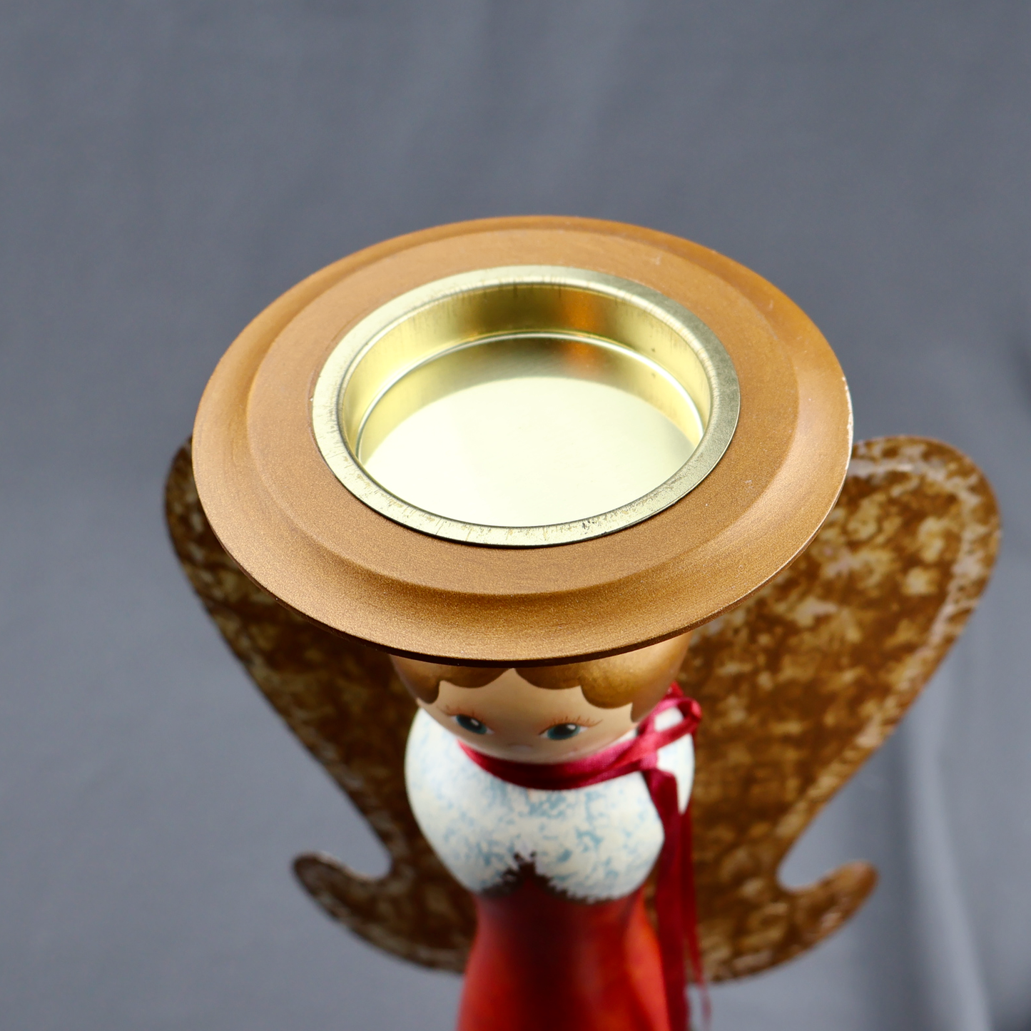 Kathe Wohlfahrt Advent Candleholder Christmas Angel 17 Inch-Candle Decor-Oakview Collectibles