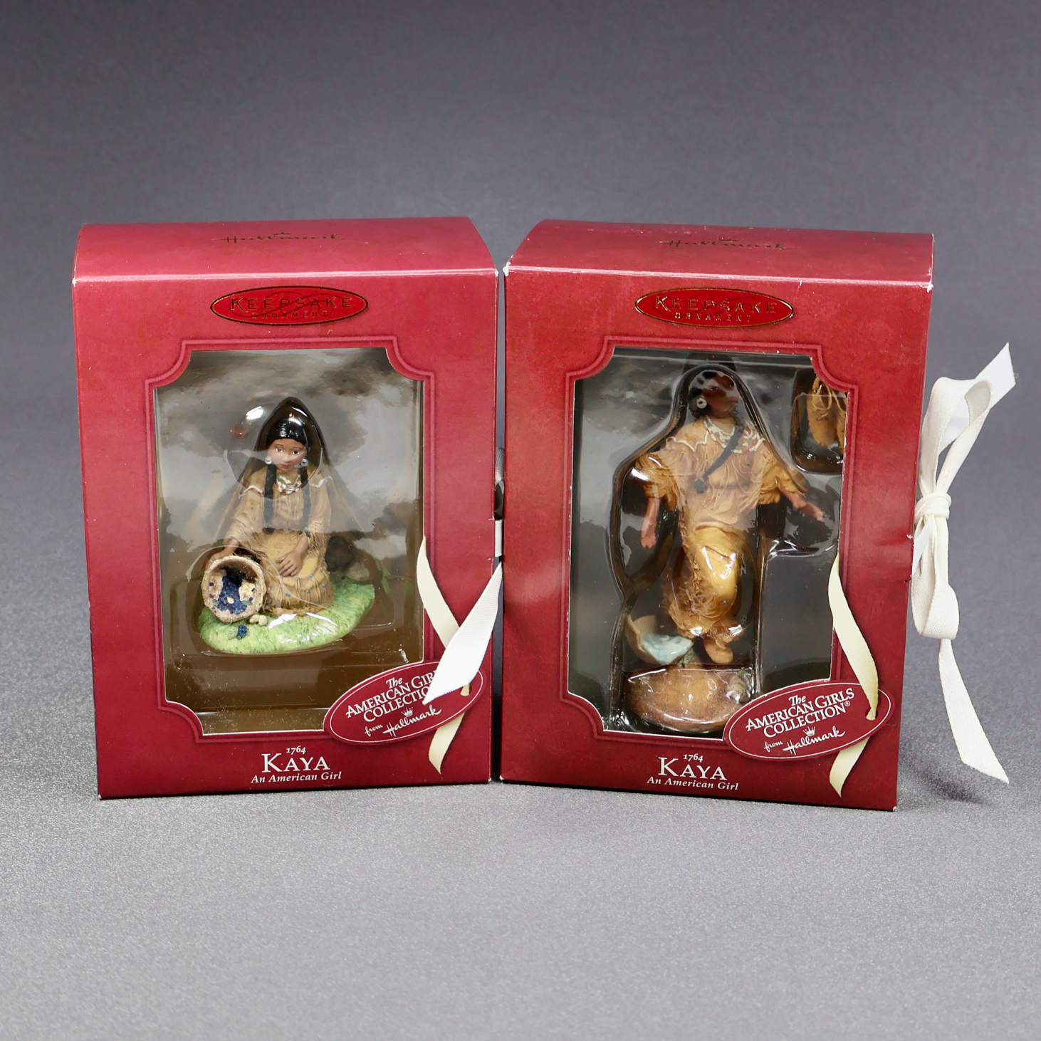 Hallmark American Girl Kaya 2002 & 2004-Ornament-Oakview Collectibles