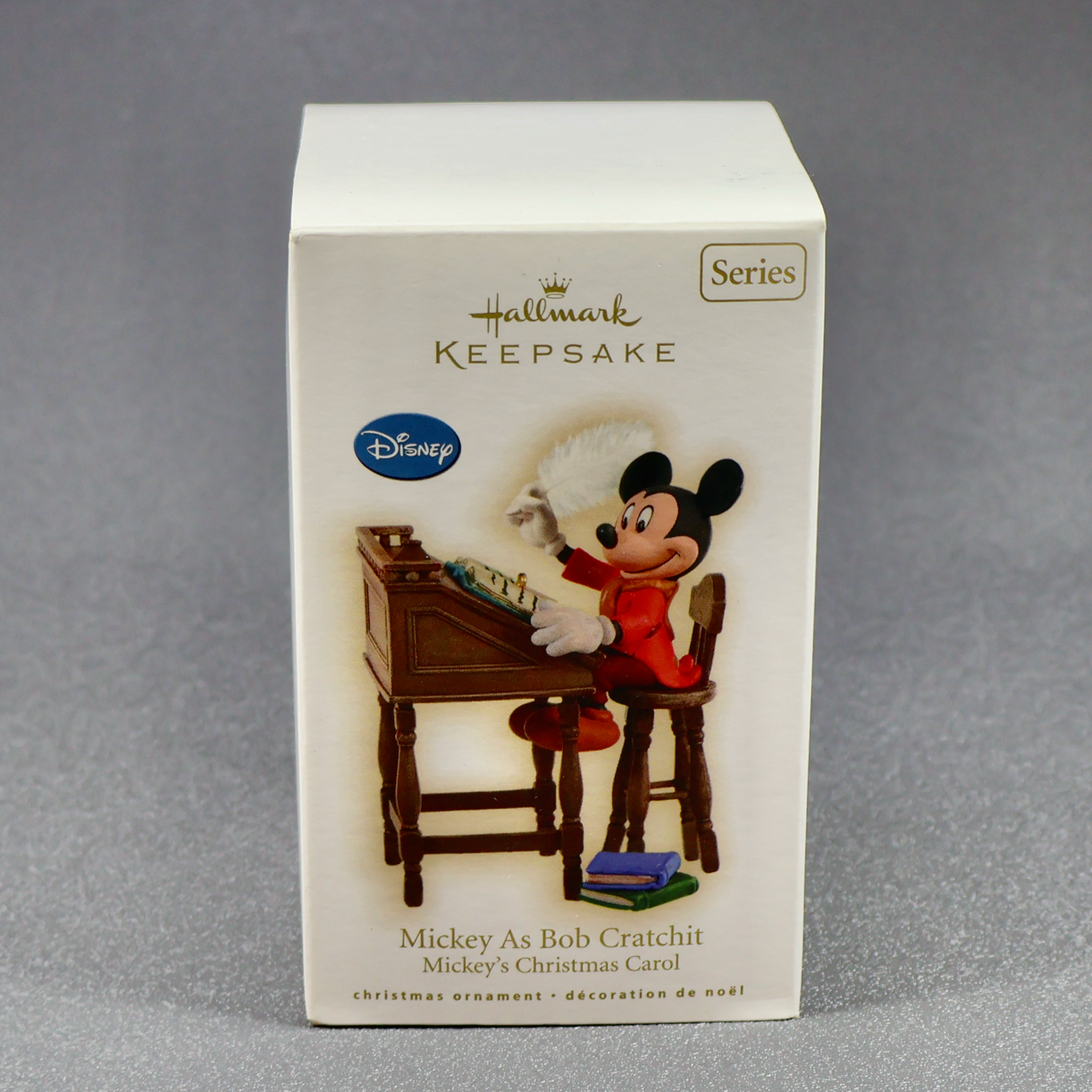 Hallmark 2009 Mickeys Christmas Carol #1 - Mickey as Bob Cratchit-Ornament-Oakview Collectibles