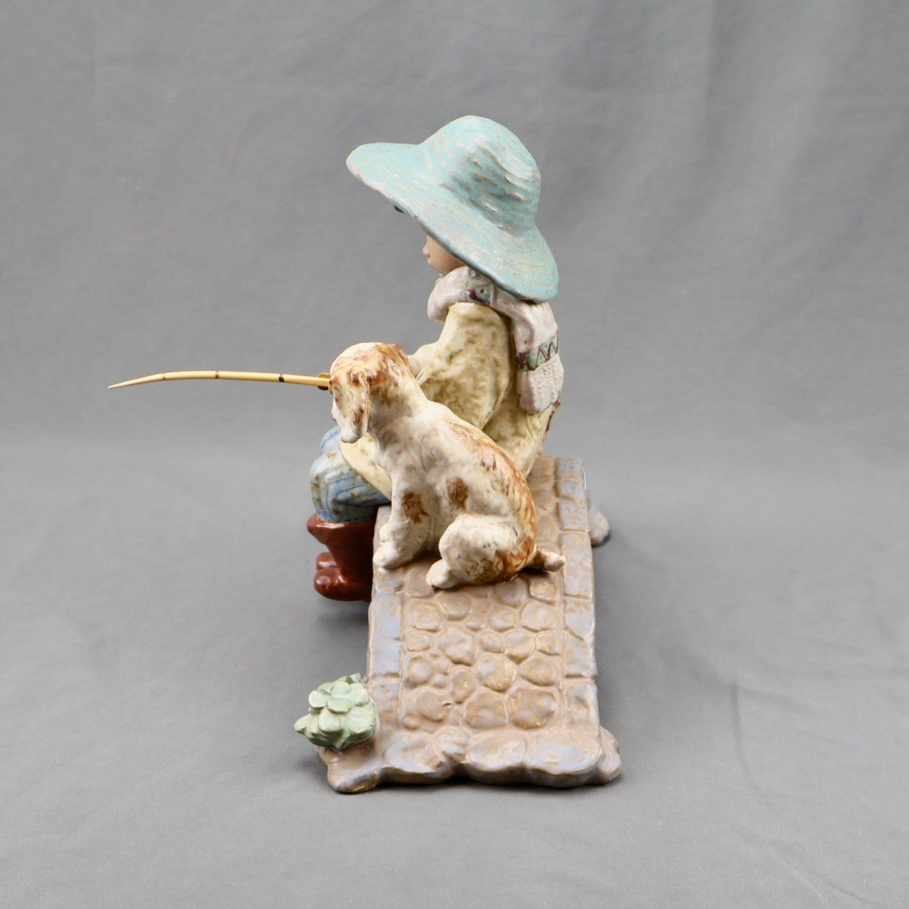 Lladro The Old Fishing Hole Gres Figurine 2237-Figurine-Oakview Collectibles