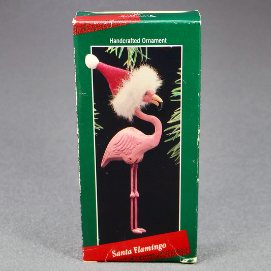 Hallmark 1988 Santa Flamingo-Ornament-Oakview Collectibles