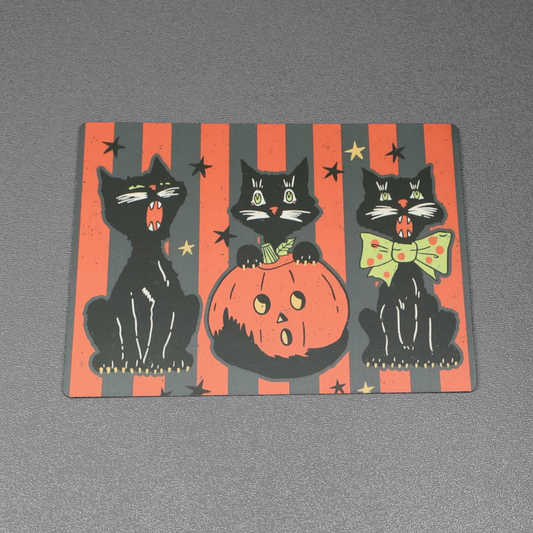 Retro Black Cats Halloween 4x5.5 Magnet-Magnet-Oakview Collectibles