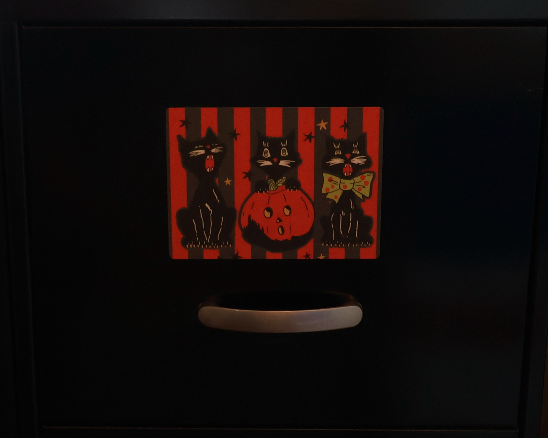 Retro Black Cats Halloween 4x5.5 Magnet-Magnet-Oakview Collectibles