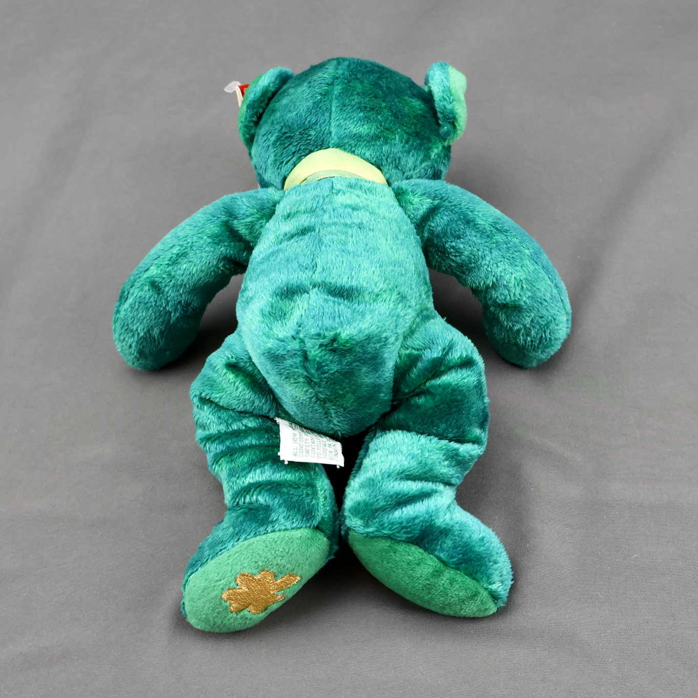 Lot of 3 St Patricks Irish Green Teddy Bears Ty Beanie Baby Russ-Plush-Oakview Collectibles